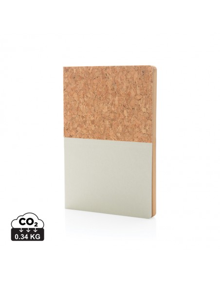 A5 kork & kraft notesbog