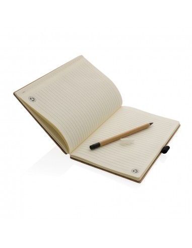 Bambus notesbog og evigheds blyant sæt