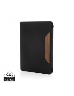 Teri AWARE™ A5 portfolio i RPET og valnøddetræ