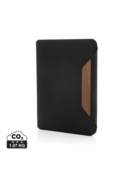 Teri AWARE™ A5 portfolio i RPET og valnøddetræ