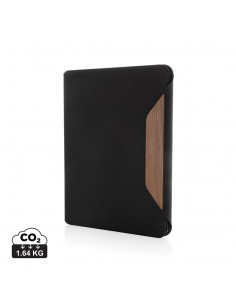 Teri AWARE™ A4 portfolio i RPET og valnøddetræ
