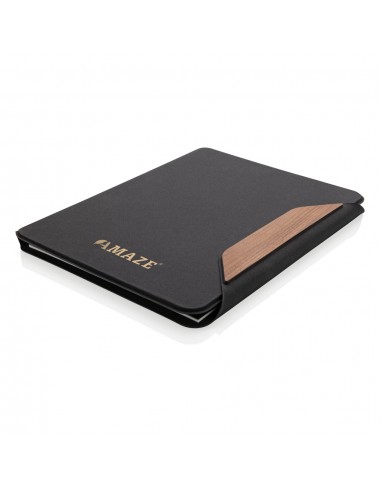 Teri AWARE™ A4 portfolio i RPET og valnøddetræ