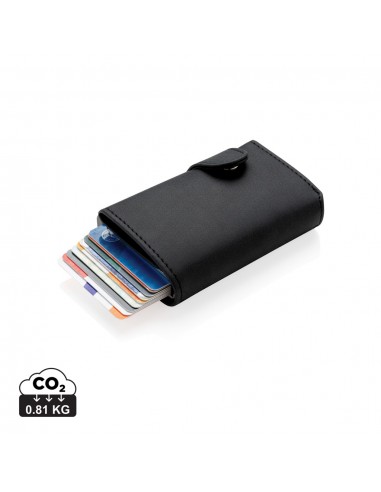 Standard aluminiums RFID kortholder med PU pung