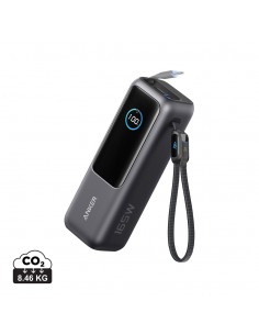 Anker Power Bank 25.000 mAh 165 W, intern udtrækkeligt kabel