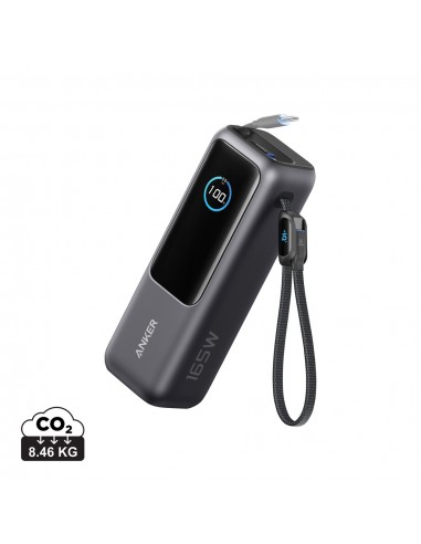 Anker Power Bank 25.000 mAh 165 W, intern udtrækkeligt kabel