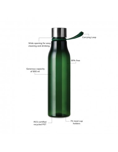 VINGA Lean RCS RPET 800 ML vandflaske