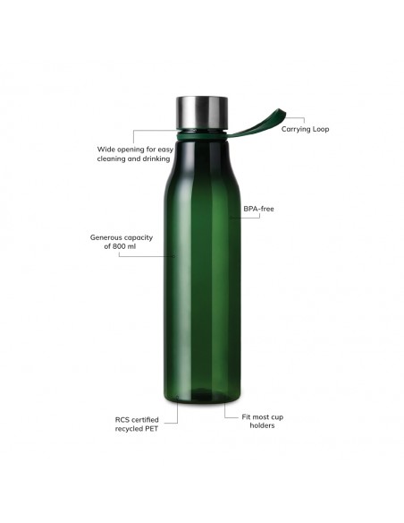 VINGA Lean RCS RPET 800 ML vandflaske