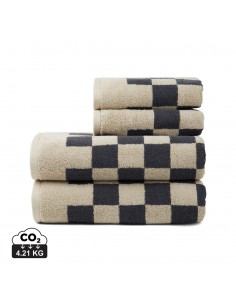 VINGA Elba OCS håndklæde i økologisk bomuld, sæt med 4 dele