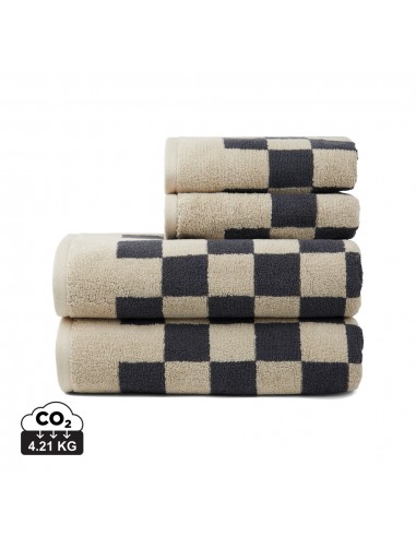 VINGA Elba OCS håndklæde i økologisk bomuld, sæt med 4 dele