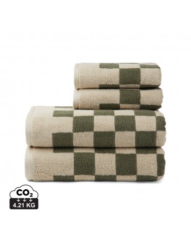 VINGA Elba OCS håndklæde i økologisk bomuld, sæt med 4 dele