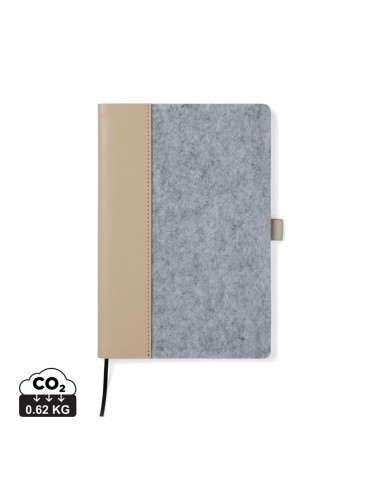 VINGA Albon GRS notesbog i genanvendt filt